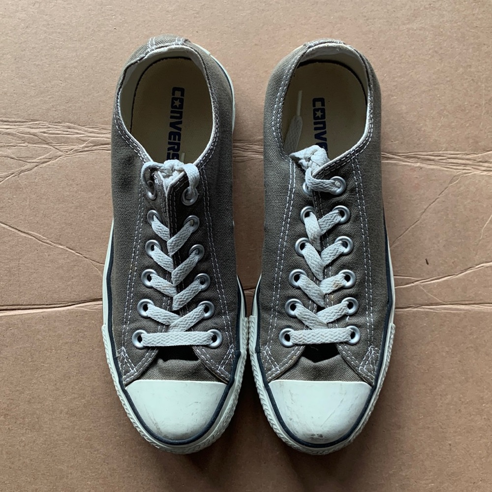 Grey Low Top Converse